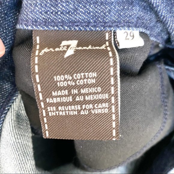 *SOLD* 7 For All Mankind Skinny Distressed Jeans - Picture 6 of 8